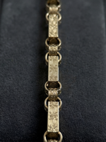 9ct Gold Filled Gypsy Link Belcher Chain 13mm