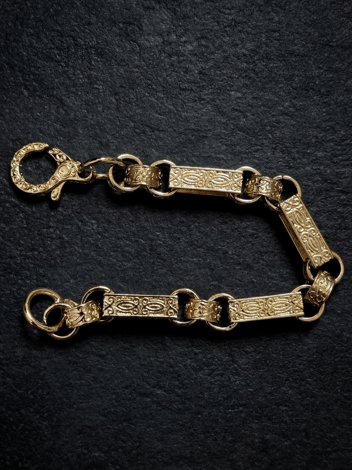 9ct Gold Filled Gypsy Link Belcher Set 13mm