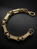 9ct Gold Filled Gypsy Link Belcher Set 13mm