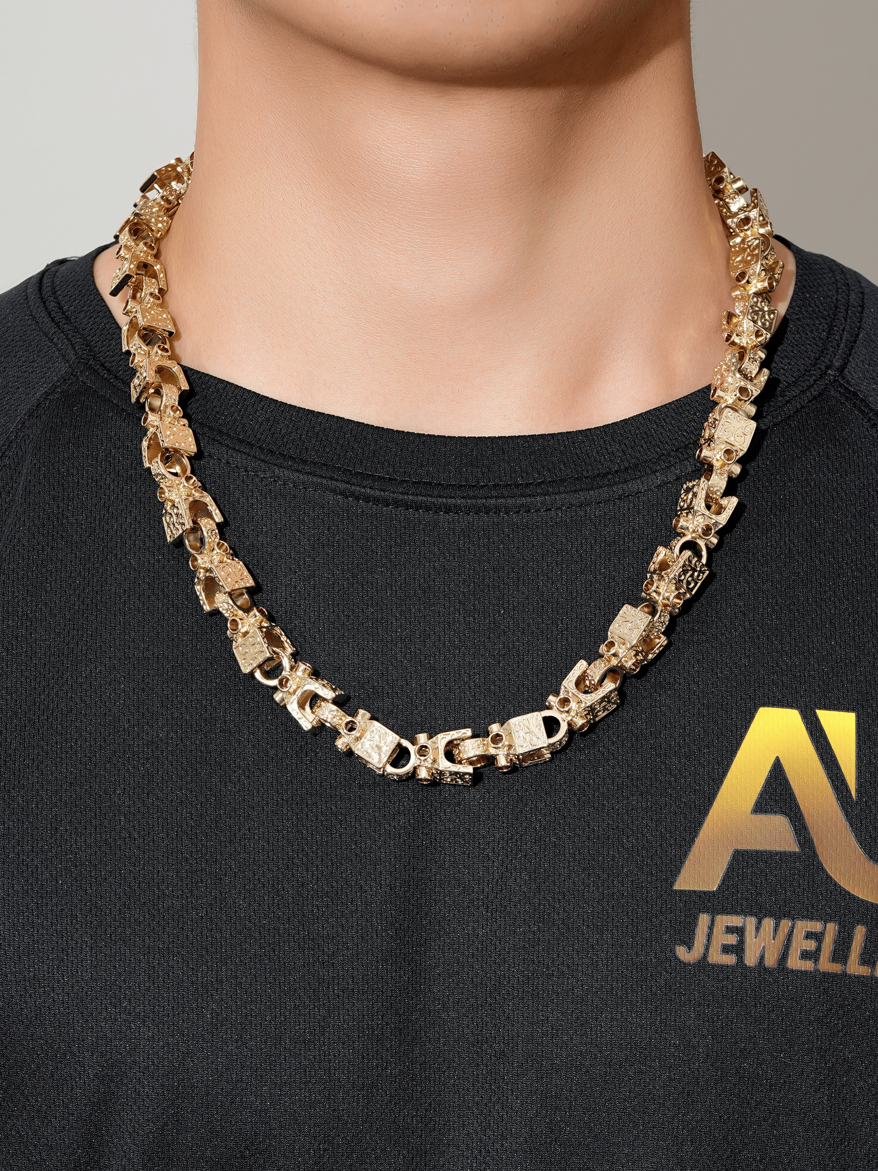 9ct Gold Filled Lego Chain 13mm