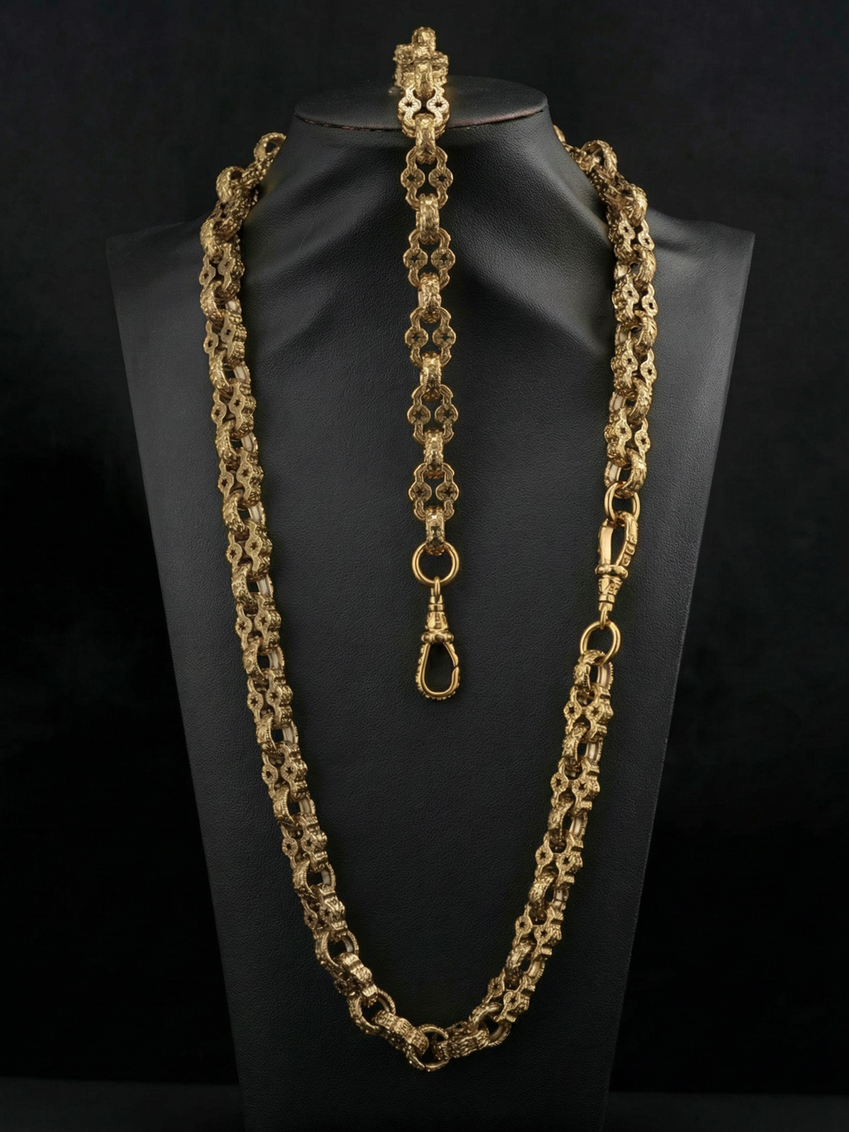 9ct Gold Filled Stars & Bars Set 13mm