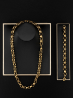 9ct Gold Filled Patterned Oval Belcher Set 13mm