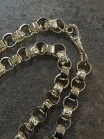 9ct Gold Filled Patterned Belcher Chain 14mm