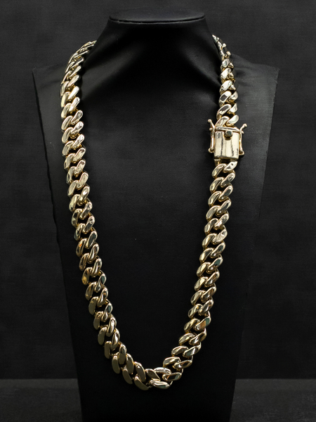 9ct Gold Filled Cuban Chain 15mm Au Jewellers