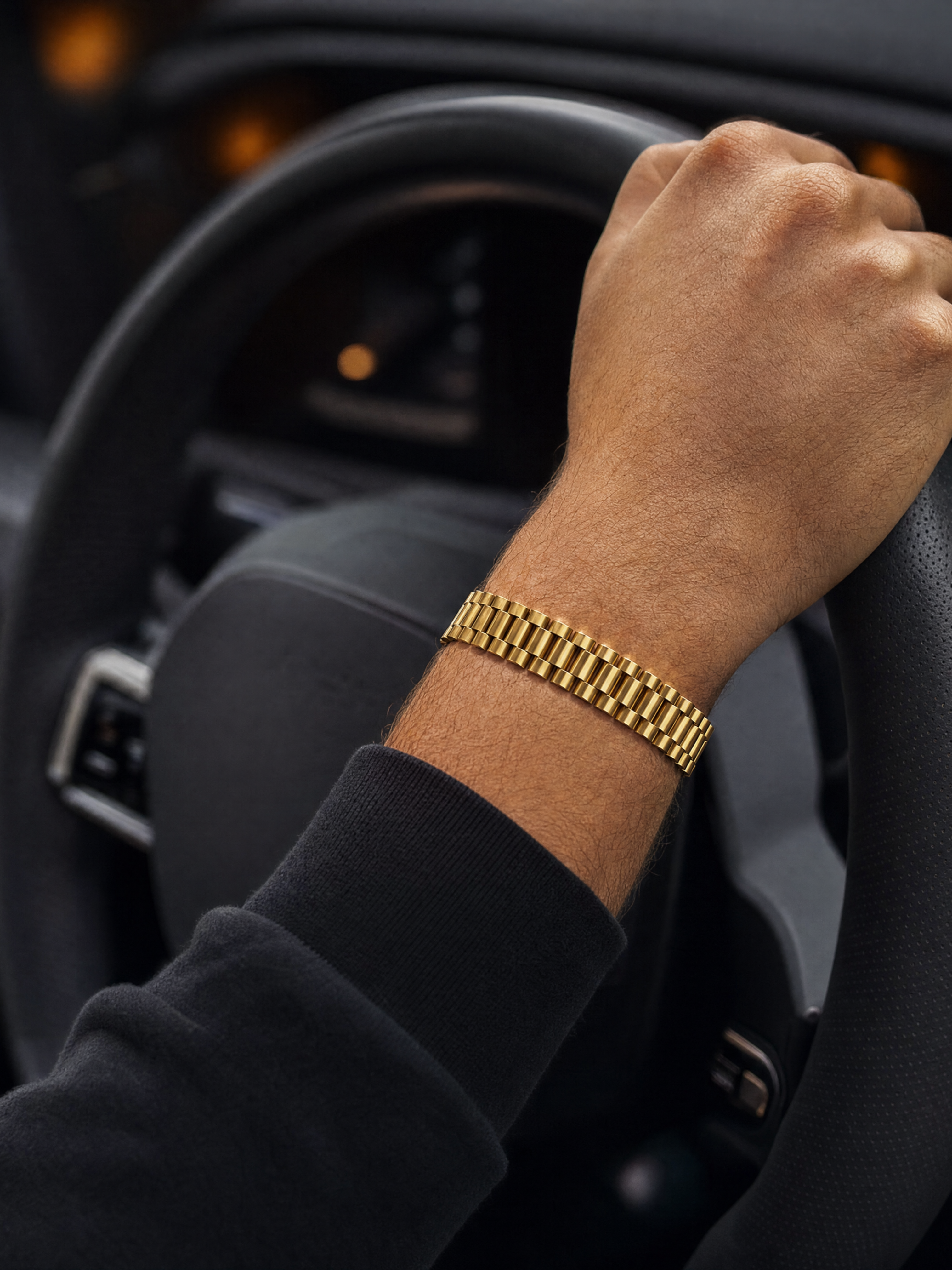 Gold Filled Presidential Bracelet 15mm
