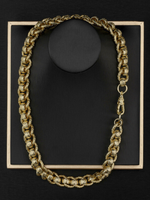 9ct Gold Filled Roller-Ball Belcher Chain 15mm