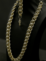 9ct Gold Filled Roller-Ball Belcher Set 15mm