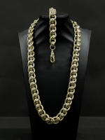 9ct Gold Filled Roller-Ball Belcher Set 15mm