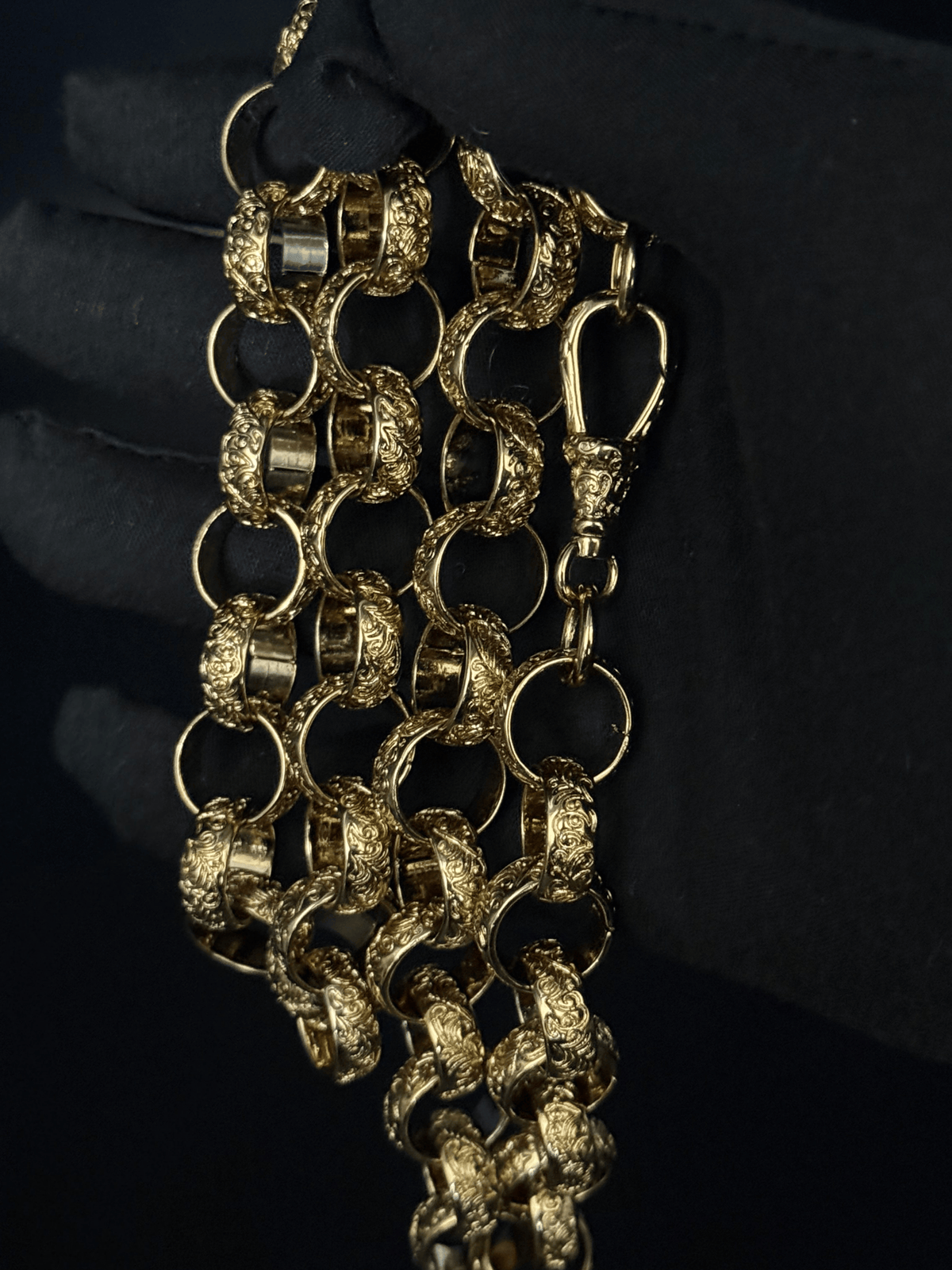 9ct Gold Filled Belcher Set 16mm