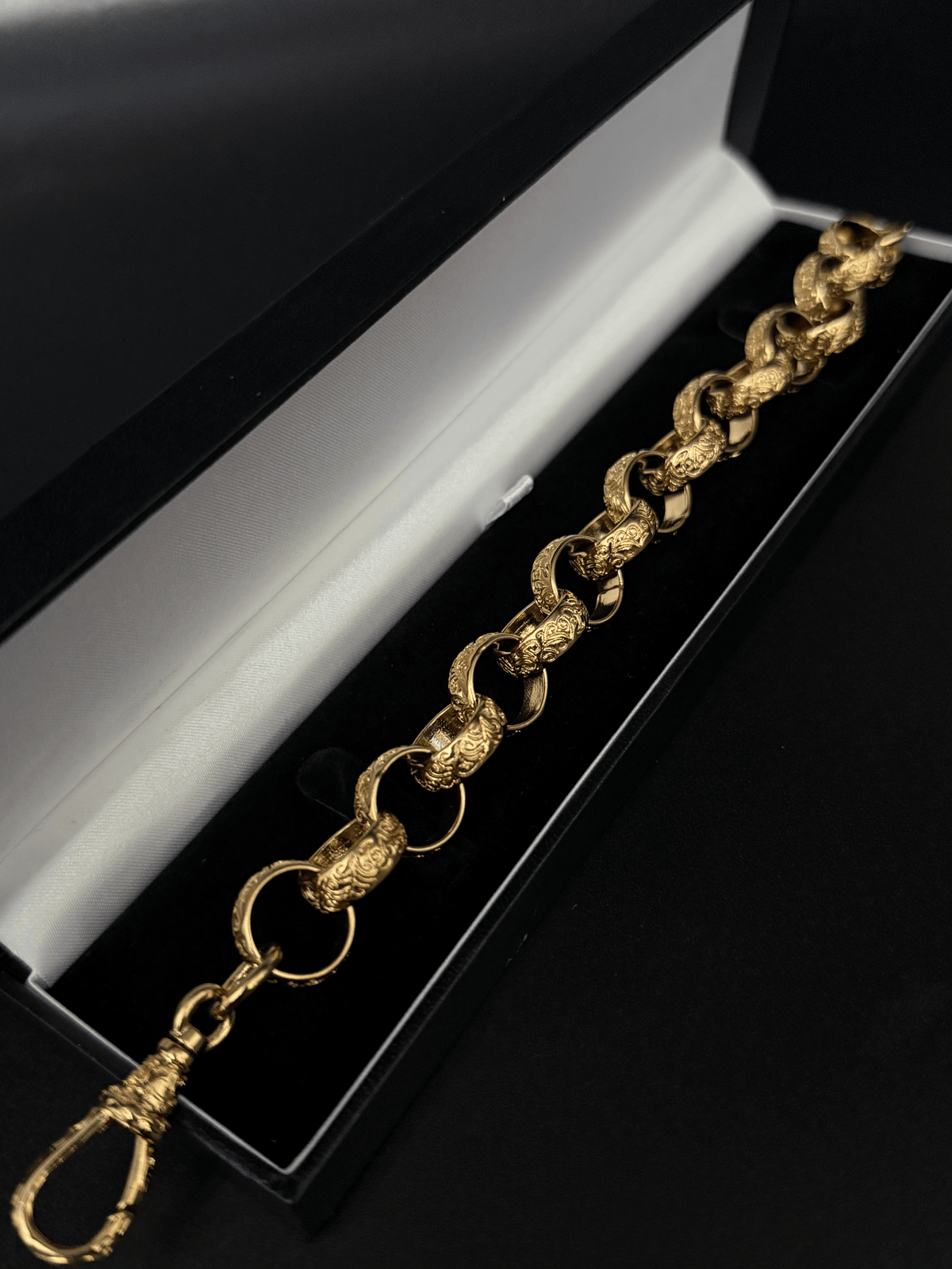 9ct Gold Filled Belcher Bracelet 16mm