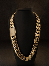 Gold Filled XL Cuban Chain 20mm - Diamond Clasp
