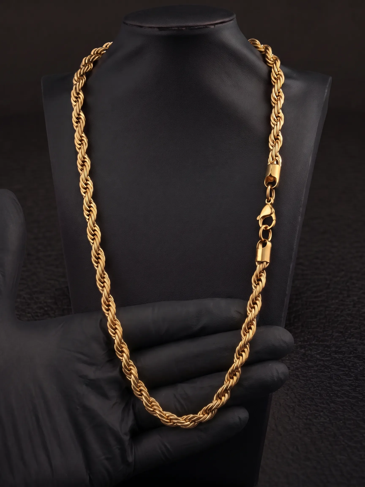 9ct Gold Filled Rope Chain 8mm