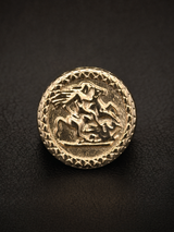 9ct Gold Filled Half Sovereign Ring