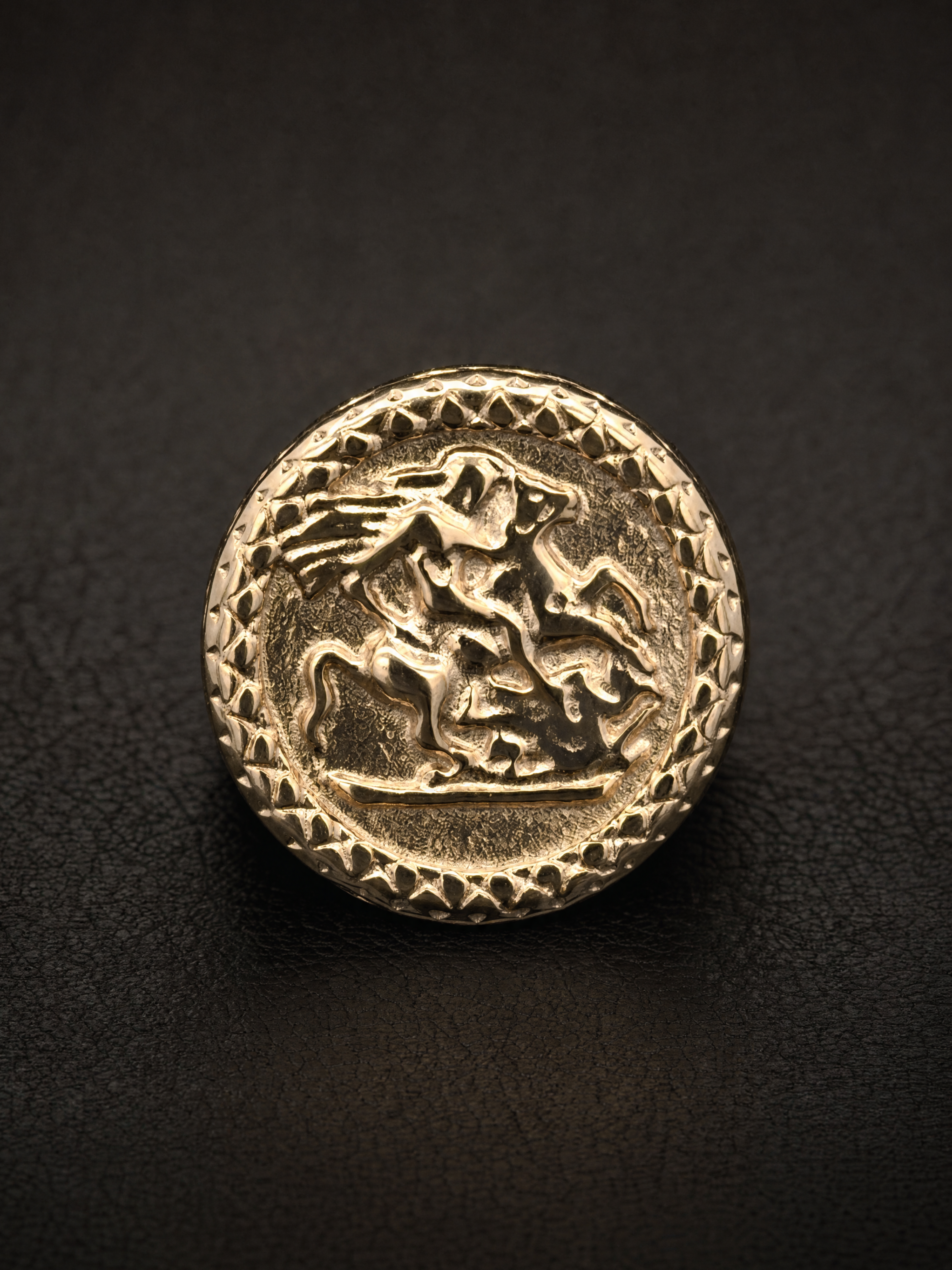 9ct Gold Filled Half Sovereign Ring