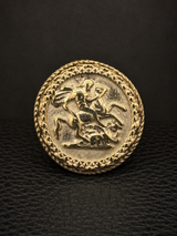 9ct Gold Filled Full Sovereign Ring
