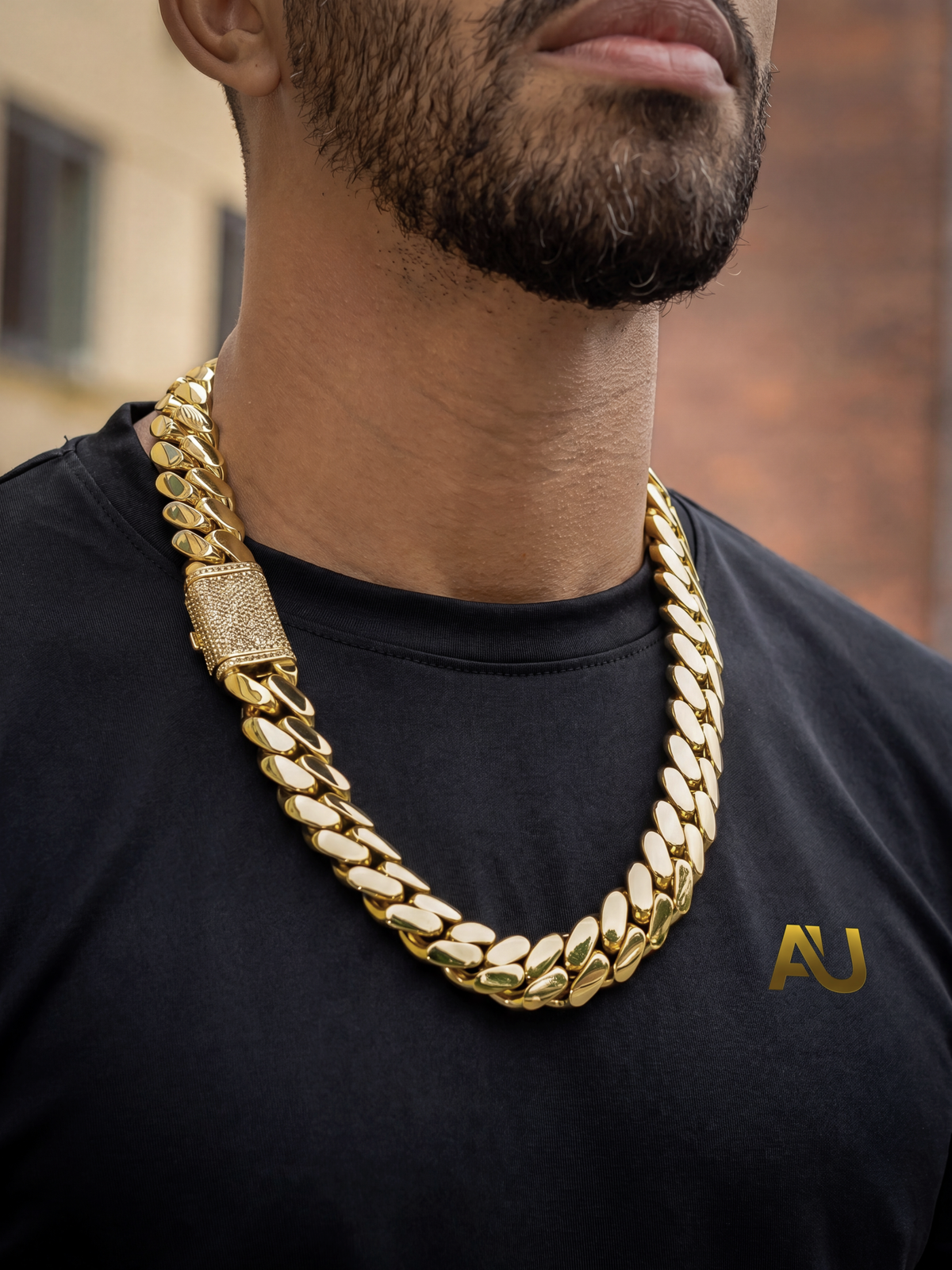 Gold Filled XL Cuban Chain 20mm - Diamond Clasp