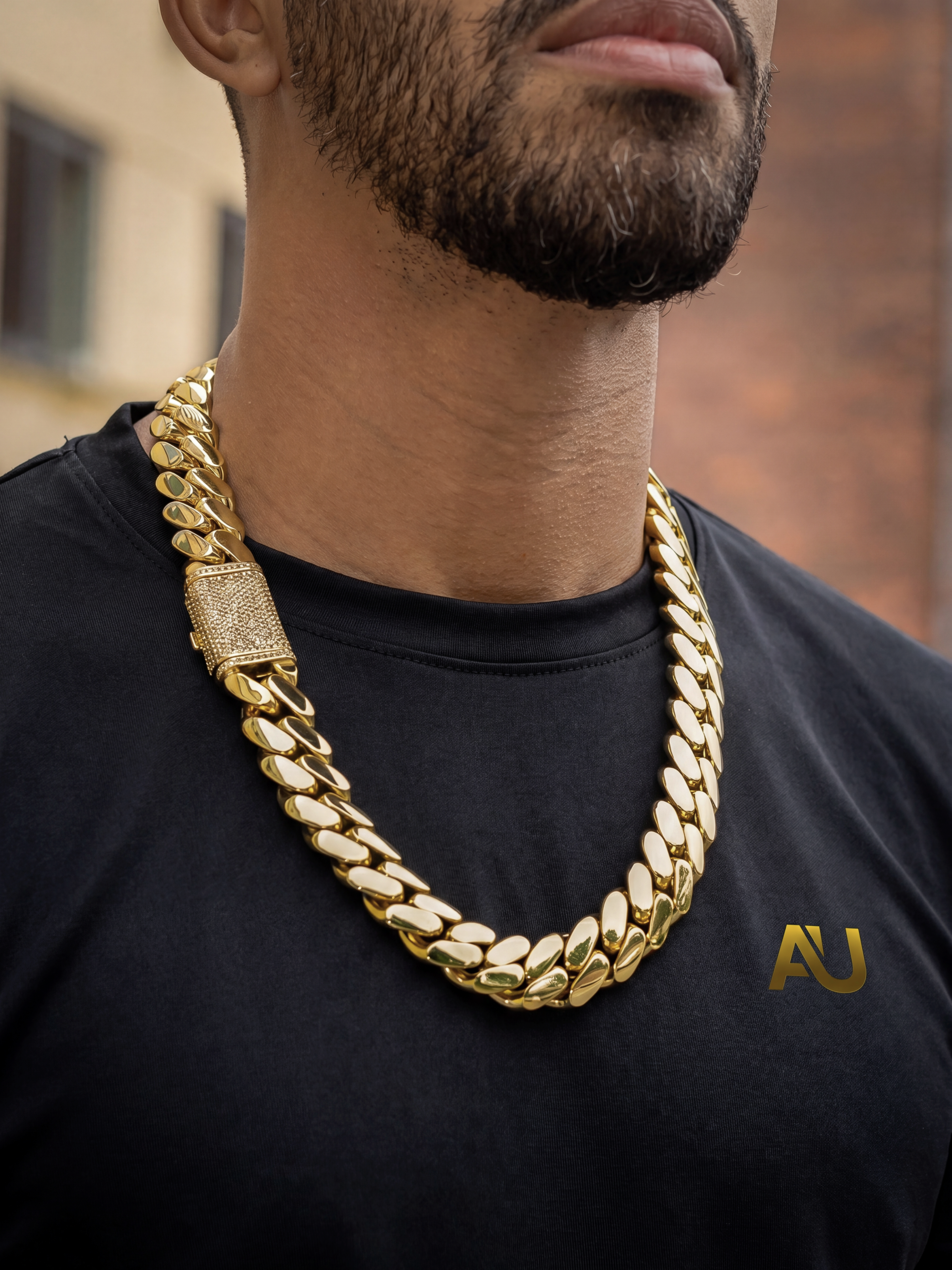 Gold Filled XL Cuban Chain 20mm - Diamond Clasp