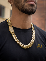 Gold Filled XL Cuban Chain 20mm - Diamond Clasp
