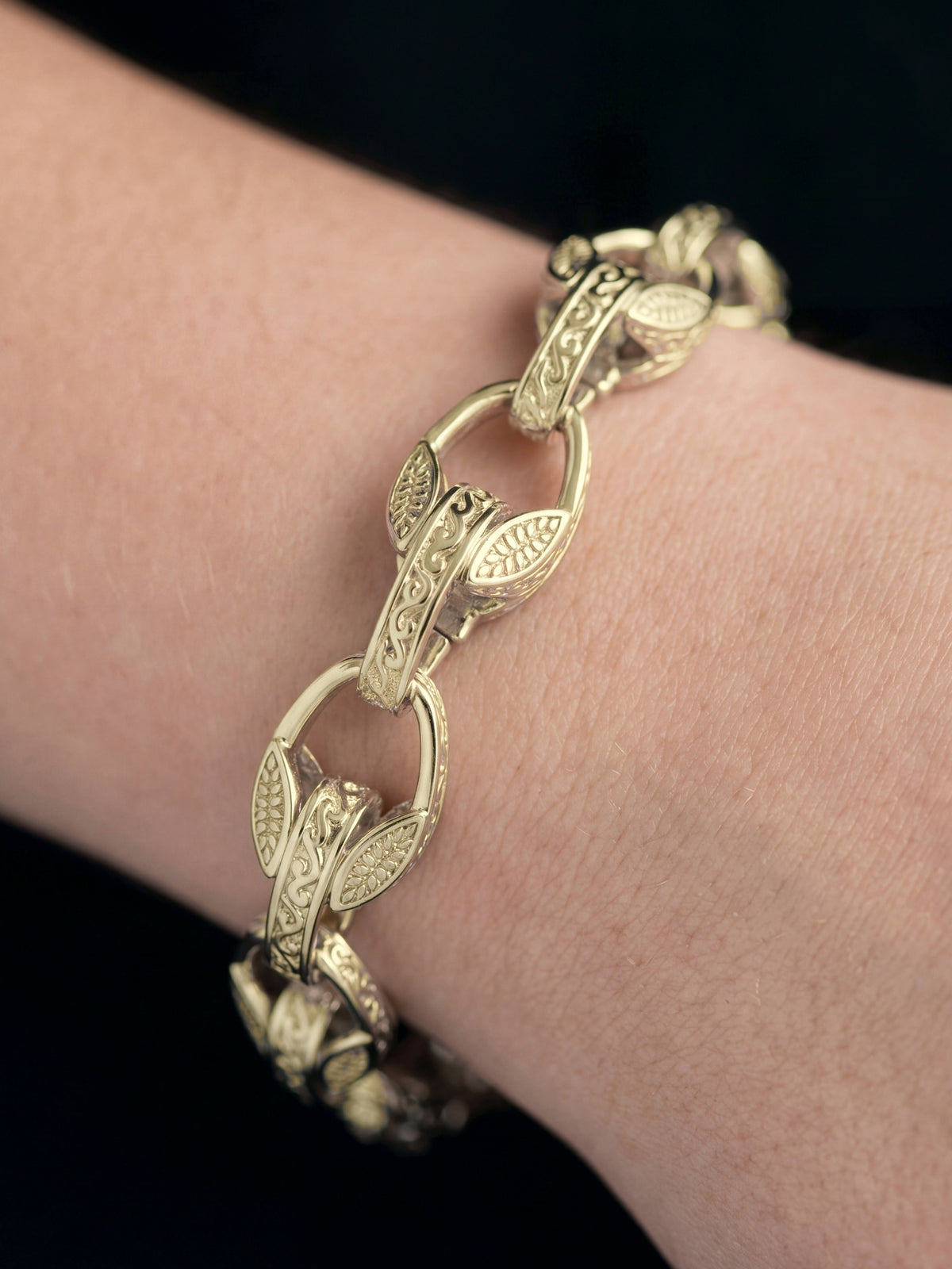 Kids Tulip Bracelet 10mm White Gold Filled 9ct