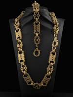 *NEW* 9ct Gold Filled XL Stars & Bars Set 20mm