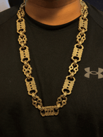 *NEW* 9ct Gold Filled XL Stars & Bars Set 20mm