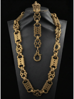 9ct Gold Filled XL Stars & Bars Set 20mm