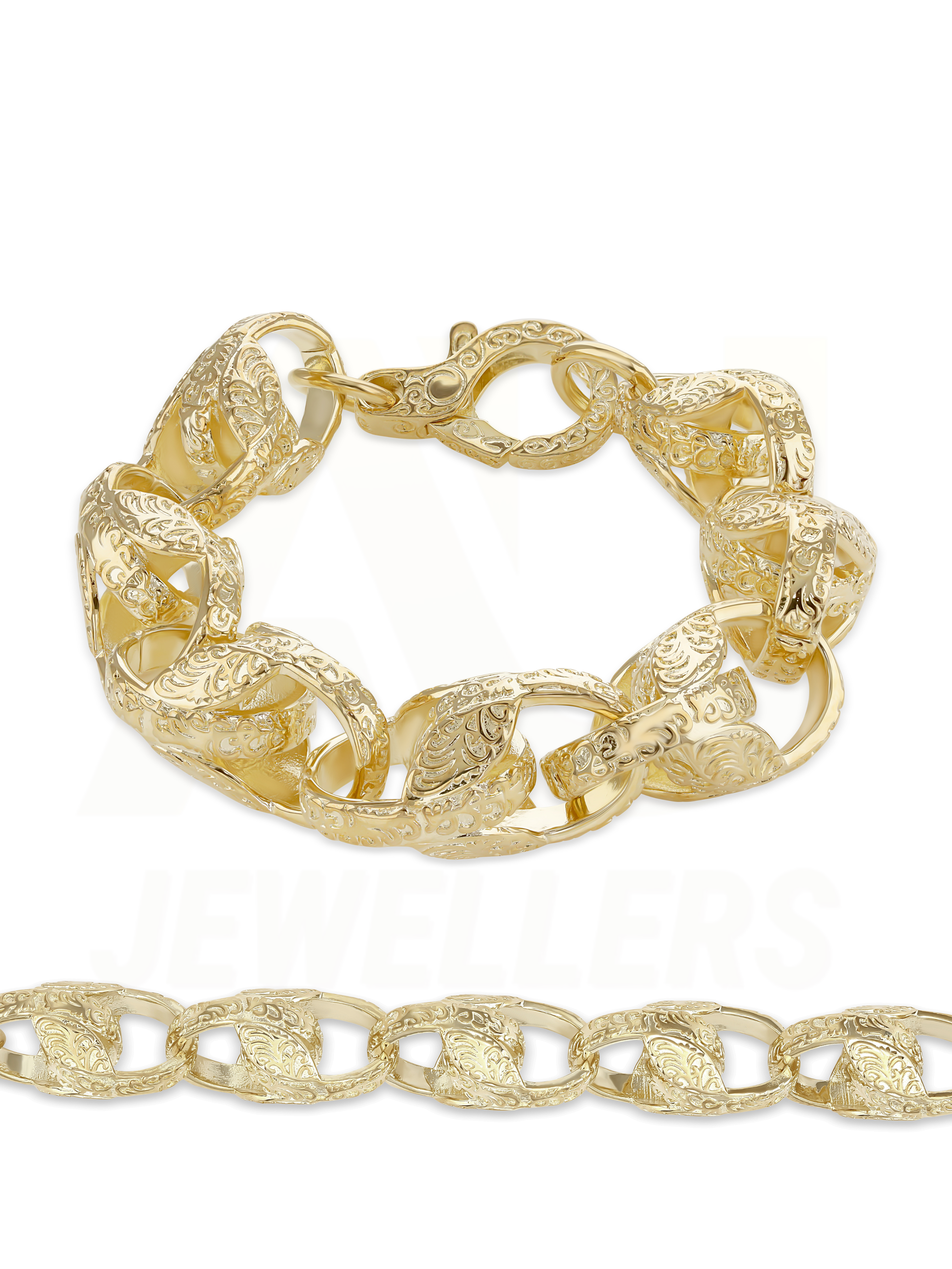 *NEW* 9ct Gold Filled XL Tulip Bracelet 20mm