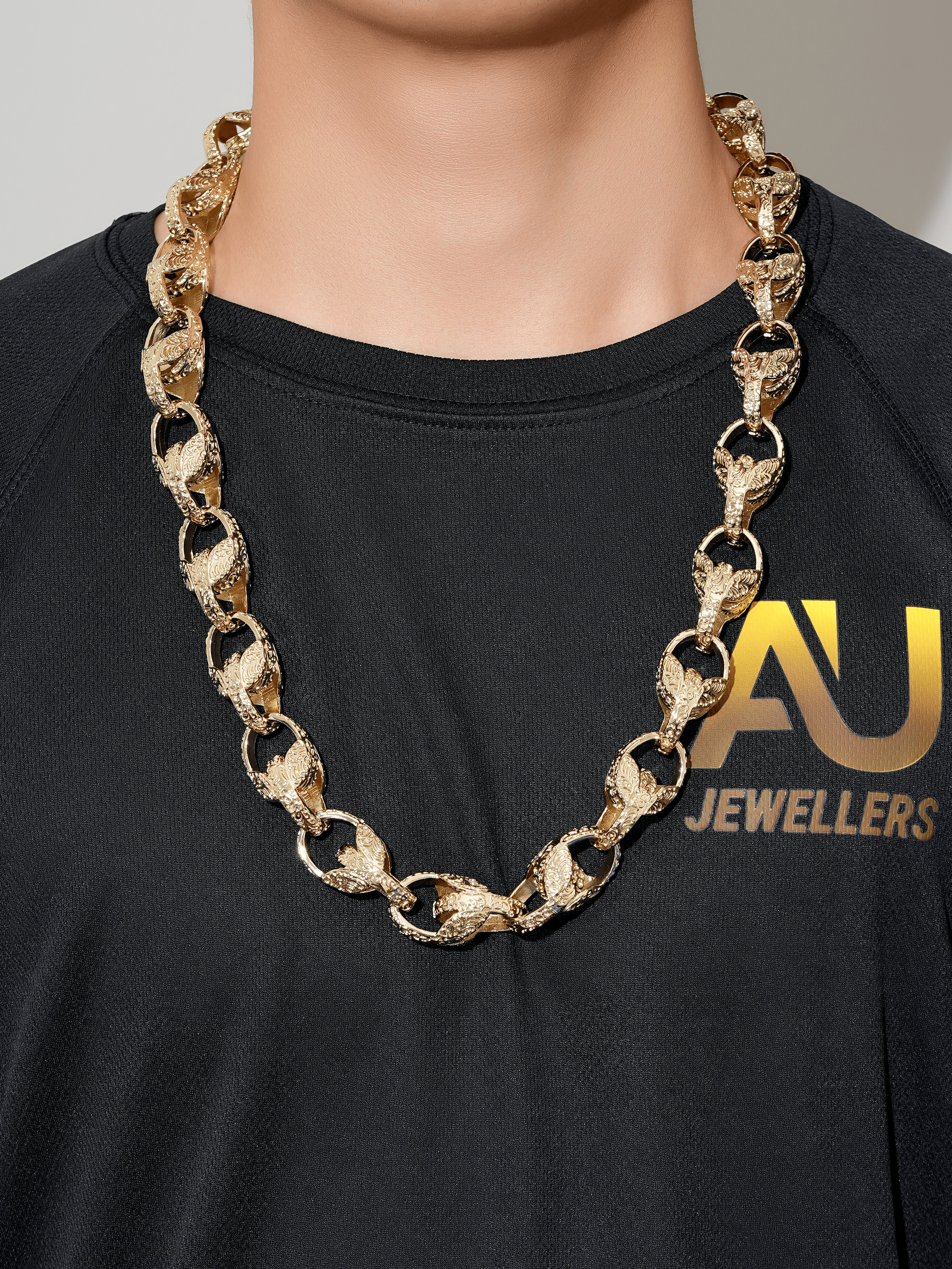 9ct Gold Filled XL Tulip Chain 20mm