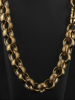 9ct Gold Filled XL Patterned Belcher Set 21mm