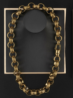 9ct Gold Filled XL Patterned Belcher Chain 21mm