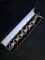 9ct Gold Filled XL Patterned Belcher Set 21mm