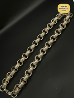 9ct Gold Filled XL Patterned Belcher Chain 22mm