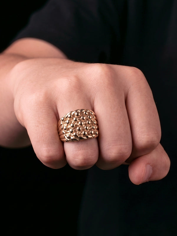 Boys Small 5 Row Keeper Ring
