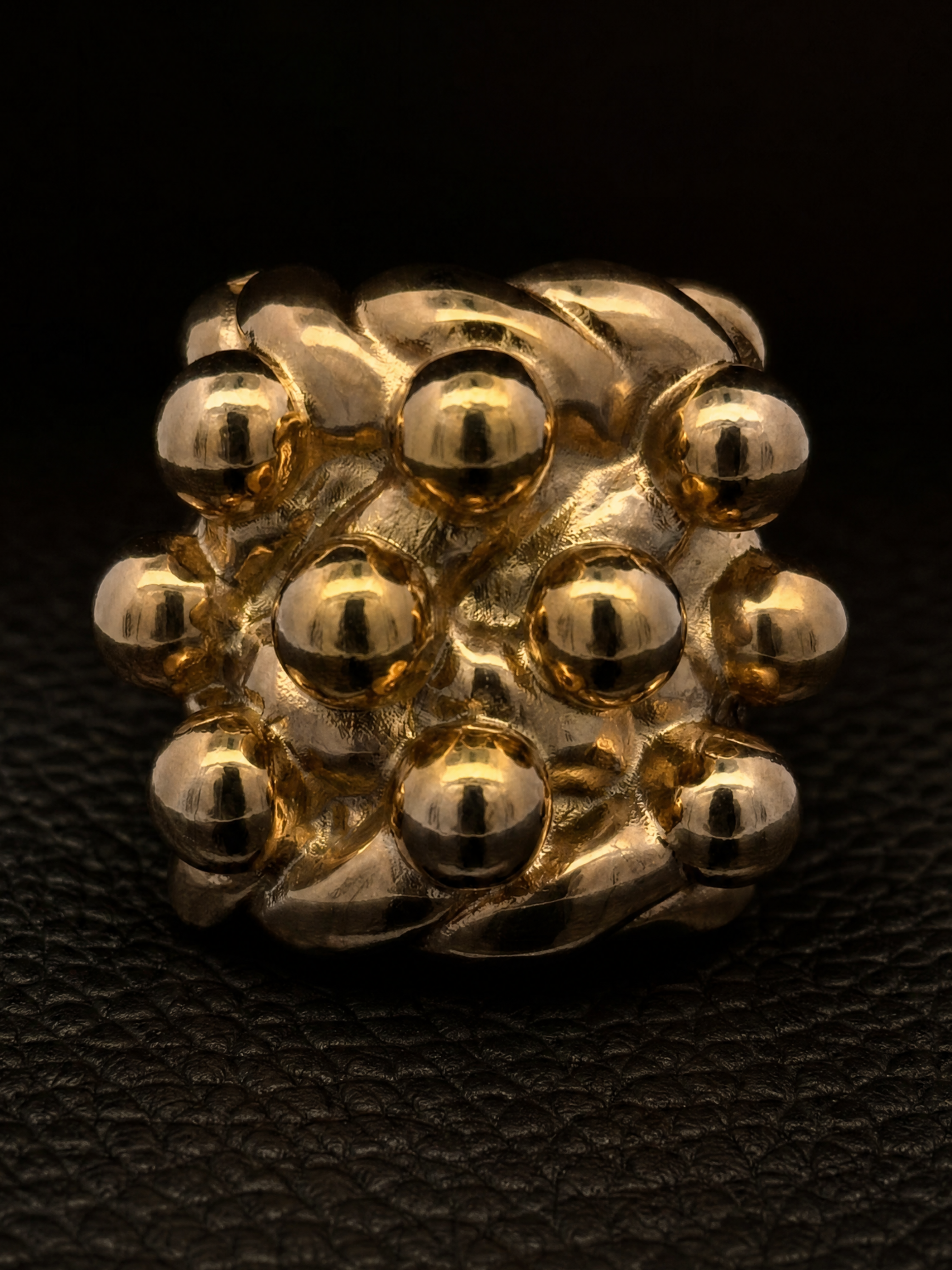 9ct Gold Filled XXL 3 Row Keeper Ring