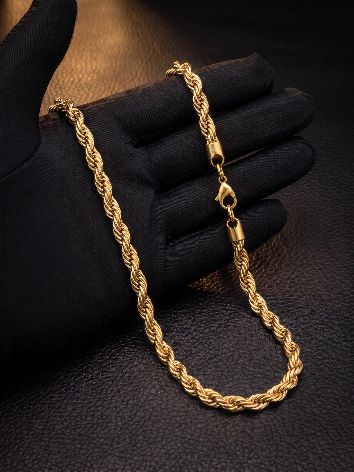 9ct Gold Filled Rope Chain 8mm