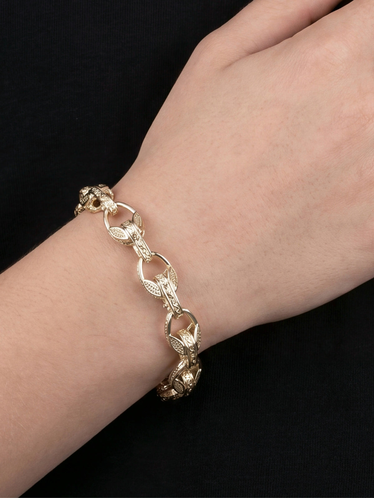Kids Tulip Bracelet 10mm White Gold Filled 9ct