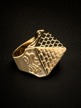 9ct Gold Filled XL Huge Pyramid Ring