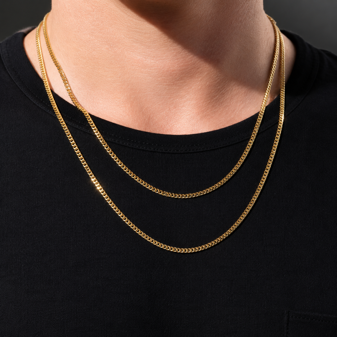 Kids Gold Filled Curb Chain 3mm