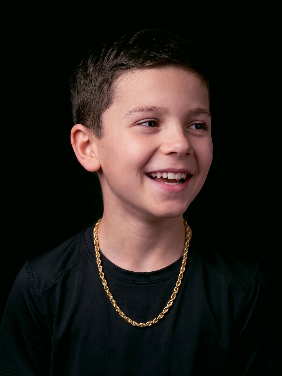 Boys Rope Chain 6mm Gold Filled 9ct