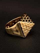 9ct Gold Filled Pyramid Ring