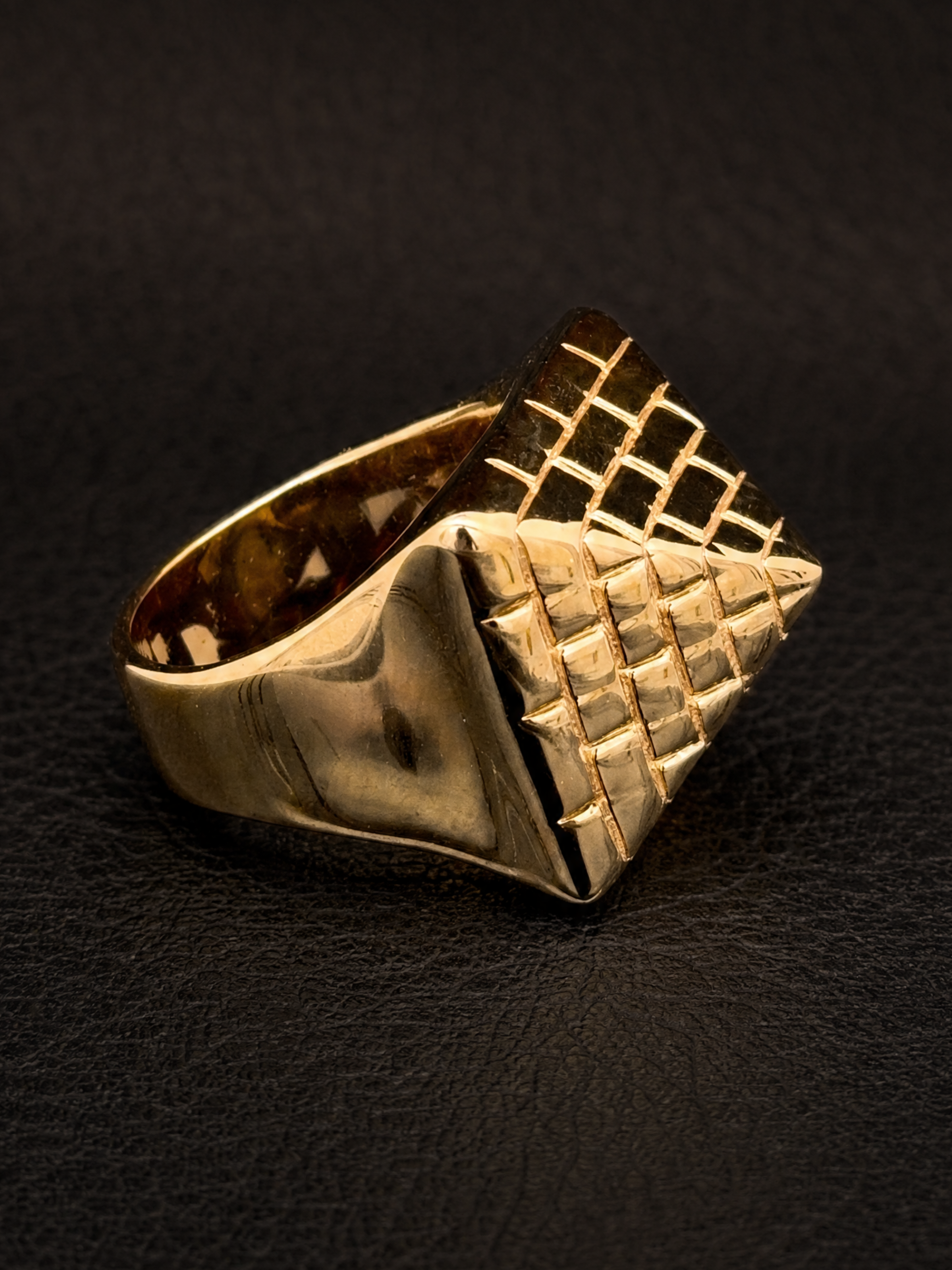 9ct Gold Filled Pyramid Ring