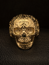 9ct Gold Filled Skull Ring