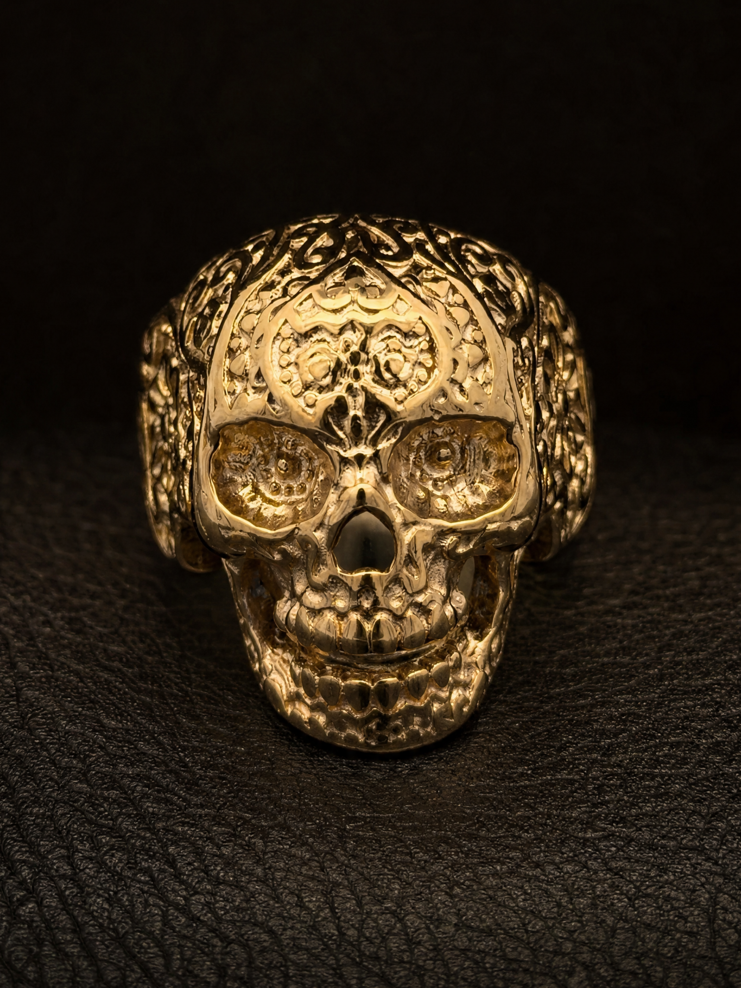 9ct Gold Filled Skull Ring