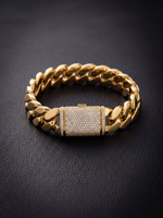 Gold Filled XL Cuban Set 20mm - Diamond Clasp