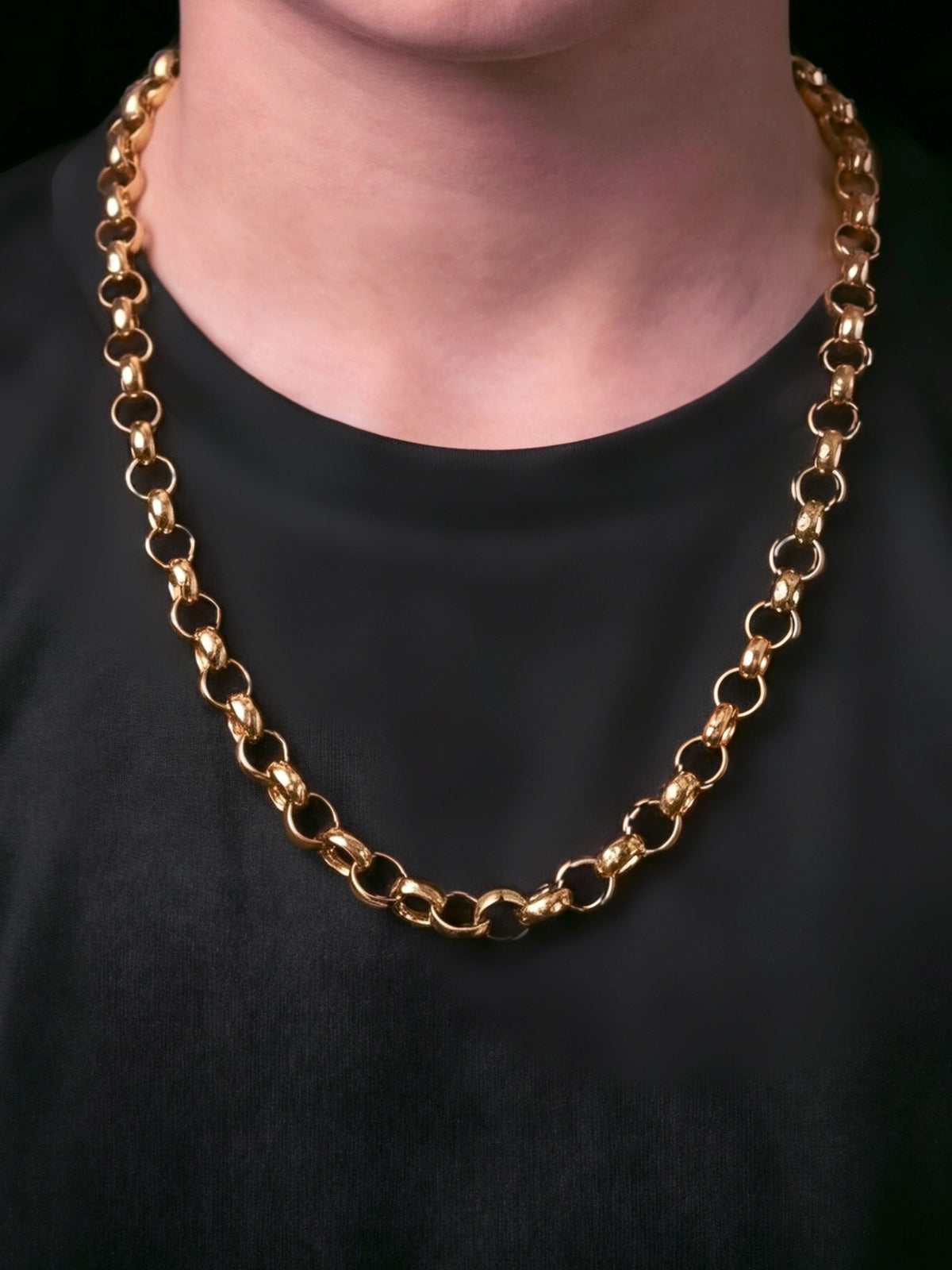9ct Gold Filled Belcher Chain 10mm