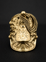 9ct Gold Filled XXL Saddle Ring