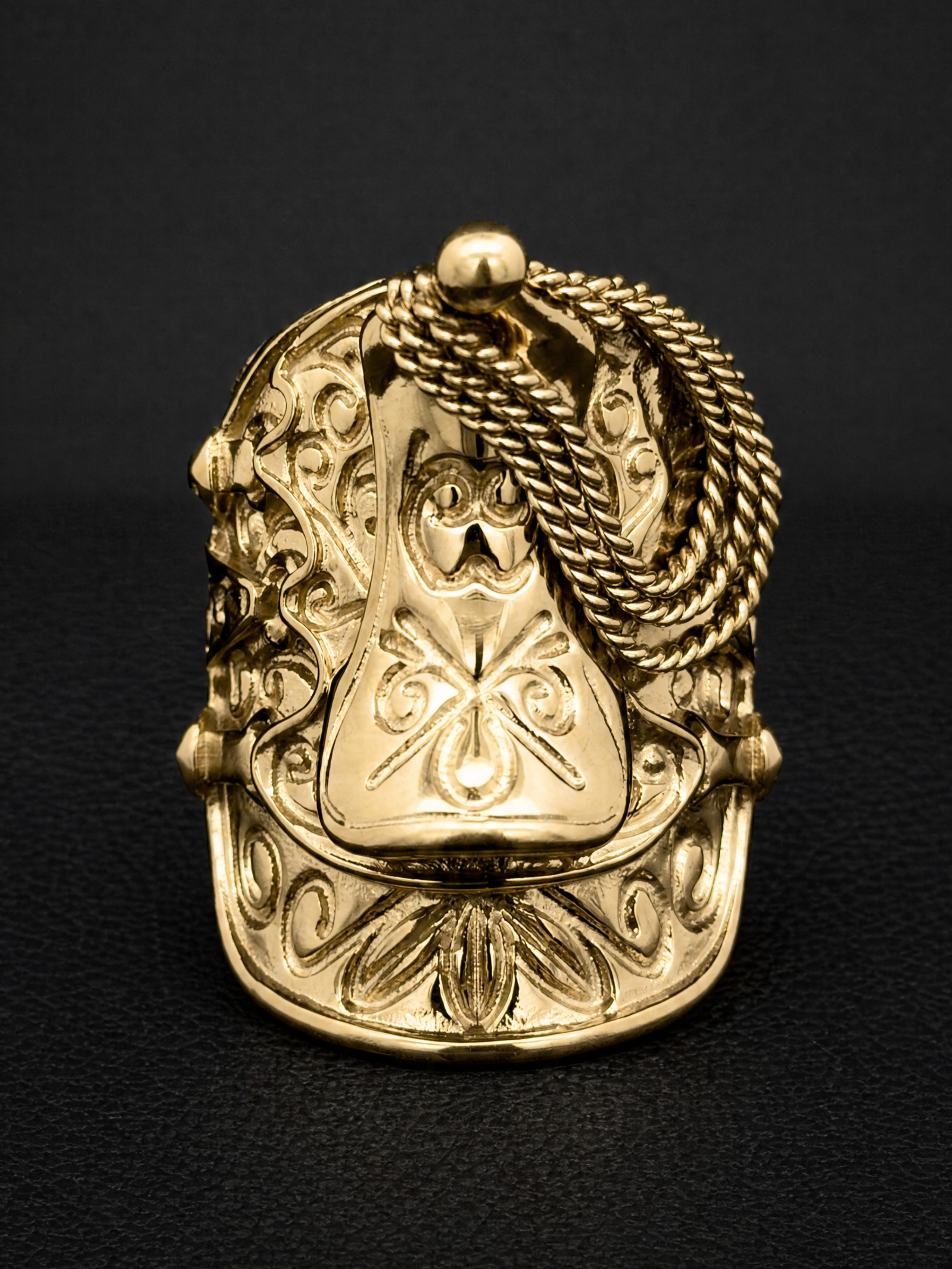 9ct Gold Filled XXL Saddle Ring