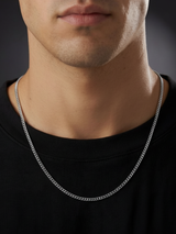 Silver Cuban Chain - 3mm to 11mm