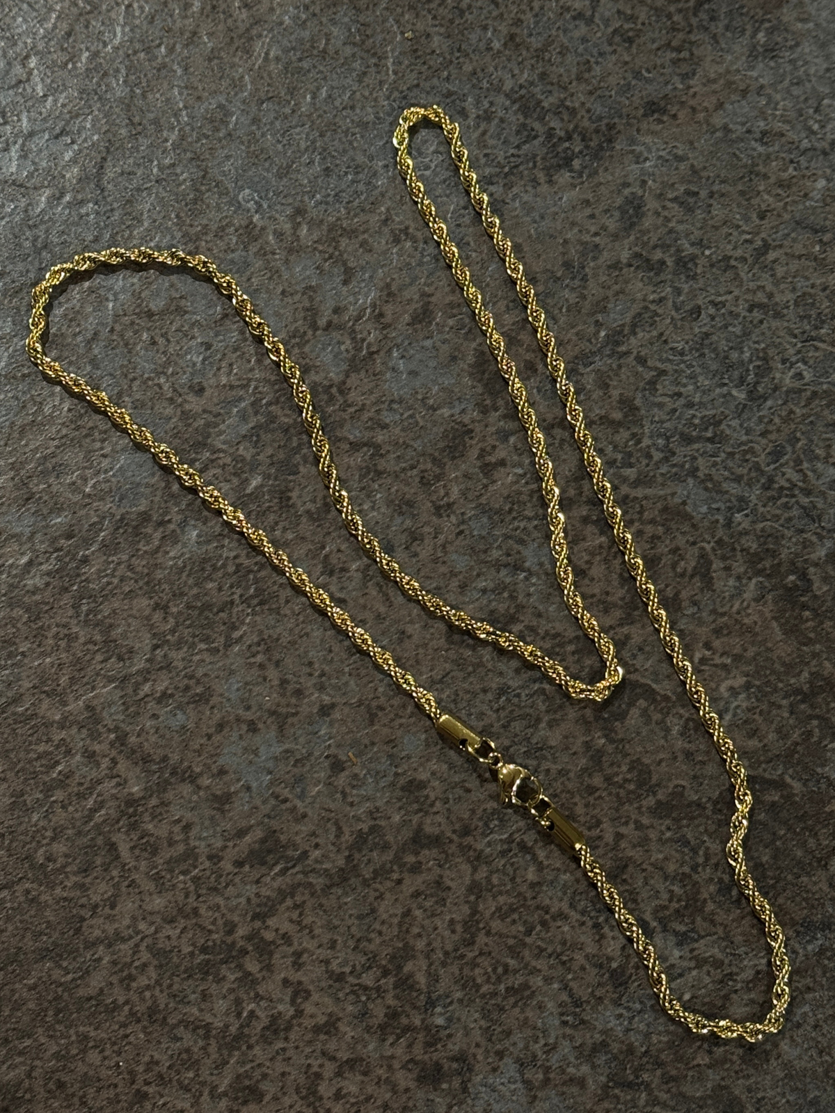 9ct Gold Filled Rope Chain 3mm