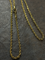 9ct Gold Filled Rope Chain 3mm